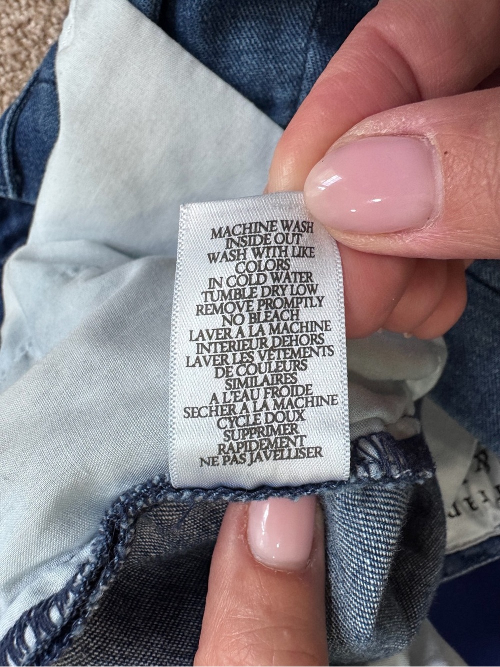 Frank & Eileen Westport Wide Leg Chino Jeans Sz 2 runs large fits like a Sz 4-6 - Picture 10 of 11